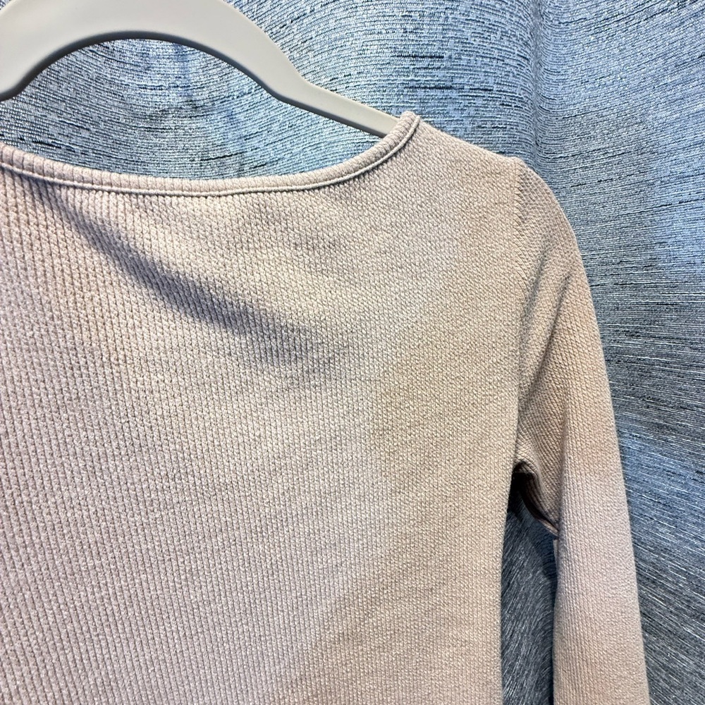 SHEIN Tan Ribbed Knit Top - Picture 6 of 6